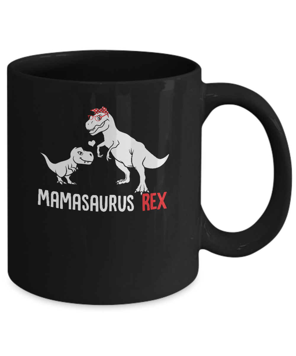 Mamasaurus Funny T-Rex Dinosaur Mama Saurus Family Mothers Day Coffee Mug