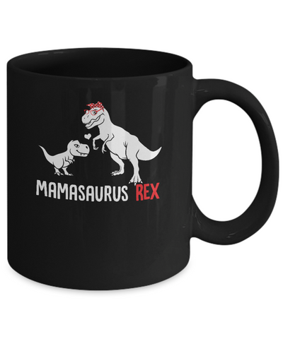 Mama Saurus Mamasaurus T-Rex Dinosaur Gift For Mom Mug Coffee Mug | Teecentury.com