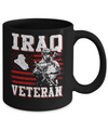 Iraq Veteran America Flag Distressed Vintage Mug Coffee Mug | Teecentury.com