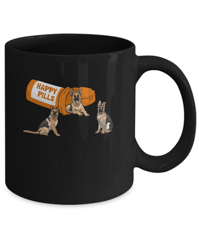 German Shepherd Happy Pills Mug Coffee Mug | Teecentury.com