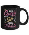 This Queen Makes 50 Look Fabulous 1972 50th Birthday Mug Coffee Mug | Teecentury.com