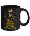 She's Black Nurse A Queen Living Her Best Life Mug Coffee Mug | Teecentury.com