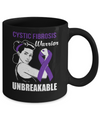 Cystic Fibrosis Warrior Unbreakable Cystic Fibrosis Awareness Mug Coffee Mug | Teecentury.com