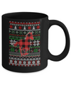 Horse Red Plaid Ugly Christmas Sweater Funny Gifts Mug Coffee Mug | Teecentury.com