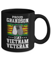 Proud Grandson Of A Veteran Papa Grandpa Grandma Mug Coffee Mug | Teecentury.com