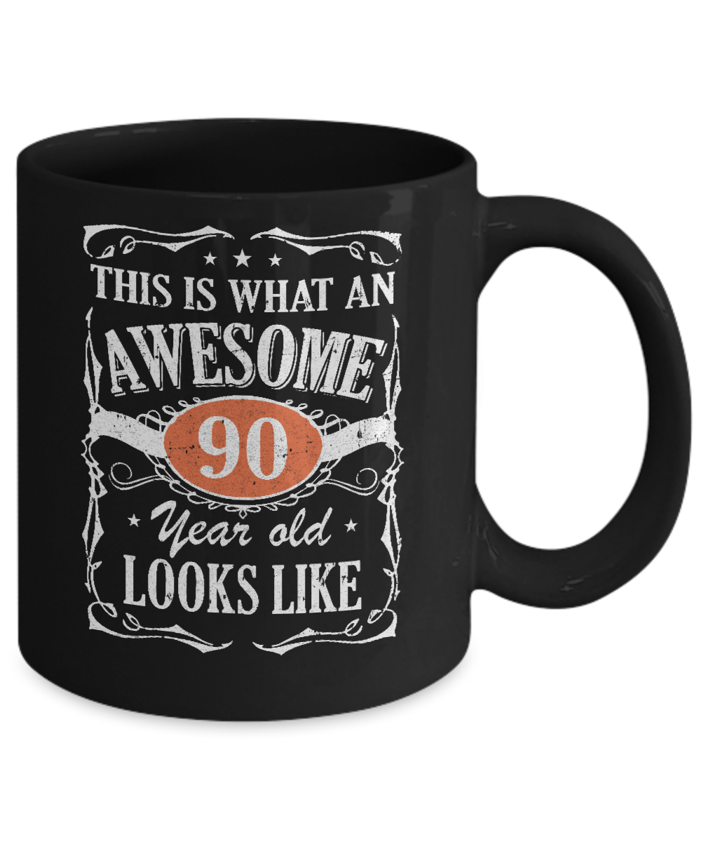 Vintage This Is What An Awesome 90 Year Old 1932 Birthday Mug Coffee Mug | Teecentury.com