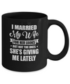 I Married My Wife For Her Looks Funny Husband Mug Coffee Mug | Teecentury.com