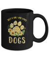 Just A Girl Who Loves Dogs And Sunflowers Mug Coffee Mug | Teecentury.com