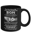 You Don't Scare Me I Have A Son Born In August Dad Mug Coffee Mug | Teecentury.com