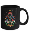 Ice Hockey Christmas Tree Ornament Funny Xmas Gift Mug Coffee Mug | Teecentury.com