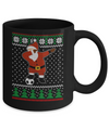Dabbing Santa Soccer Ugly Sweater Christmas Mug Coffee Mug | Teecentury.com