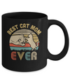 Vintage Best Cat Mom Ever Bump Fit Funny Mom Gifts Mug Coffee Mug | Teecentury.com