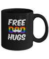 LGBT Pride Month Free Dad Hugs Mug Coffee Mug | Teecentury.com