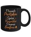 Flannels Pumpkin Spice Hayrides Autumn Gifts Mug Coffee Mug | Teecentury.com