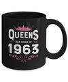 Queens Are Born In 1963 Birthday Gift Coffee Mug | Teecentury.com