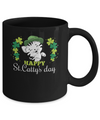 Happy St Catty's Day Saint Patrick's Day Cat Mug Coffee Mug | Teecentury.com