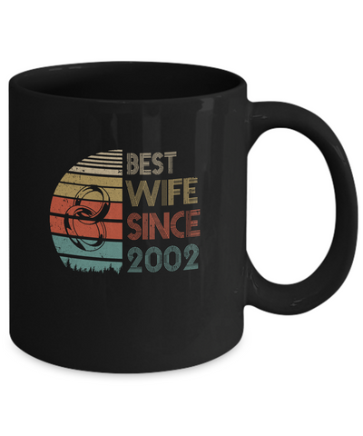 20th Wedding Anniversary Gifts Best Wife Since 2002 Mug Coffee Mug | Teecentury.com