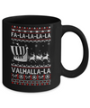 Fa La La Valhalla Viking Ship Ugly Christmas Sweater Mug Coffee Mug | Teecentury.com