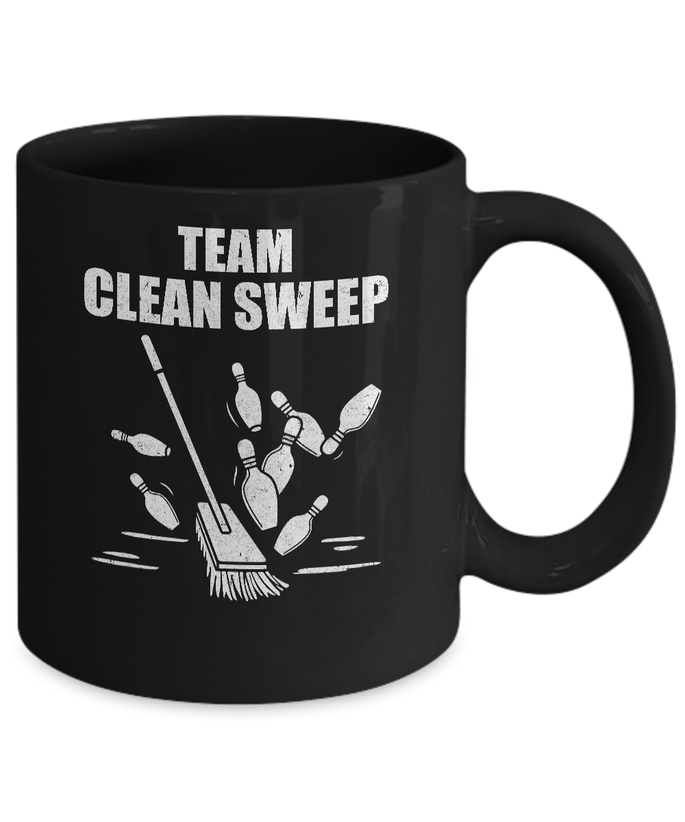 Funny Clean Sweep Bowling Mug Coffee Mug | Teecentury.com