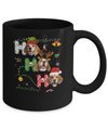 Christmas Ho Ho Ho Beagle Lover Funny Xmas Gift Mug Coffee Mug | Teecentury.com