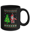 Floss Dance Flossing Santa Christmas Ugly Sweater Mug Coffee Mug | Teecentury.com