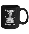 Culinary Gangster Cool Cooking Chef Gifts For Men Mug Coffee Mug | Teecentury.com