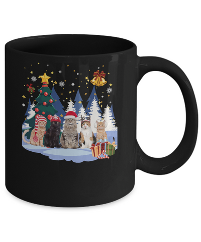 Cute Cats Claus Christmas Mug Coffee Mug | Teecentury.com