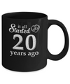 20Th Wedding Anniversary Married Couples 2002 Husband Wife Mug Coffee Mug | Teecentury.com