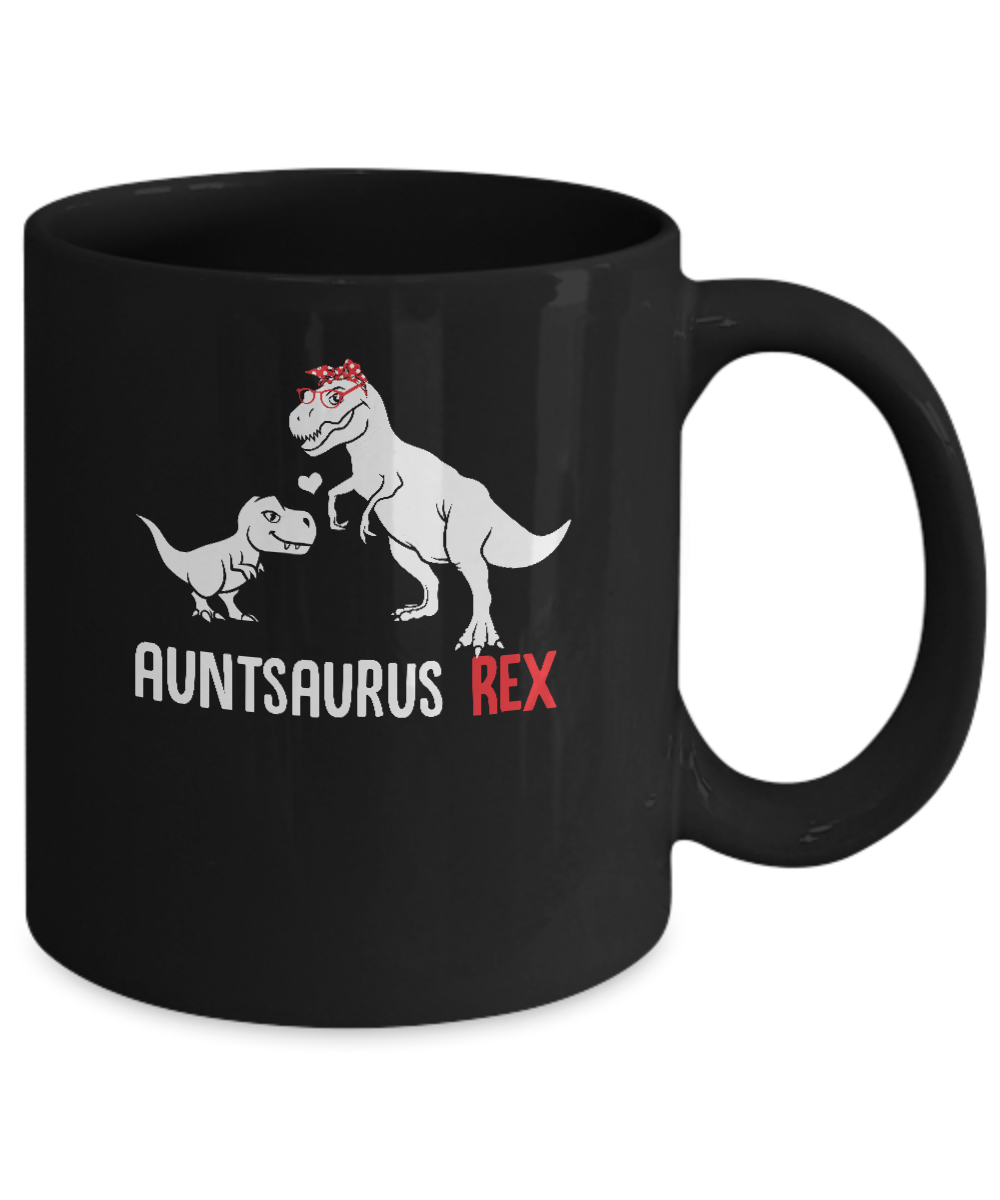 Aunt Saurus Auntsaurus T-Rex Dinosaur Gift For Aunt Mug Coffee Mug | Teecentury.com