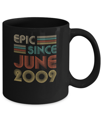 Epic Since June 2009 Vintage 13th Birthday Gifts Mug Coffee Mug | Teecentury.com