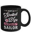 Just A Spoiled Wife In Love With Her Sailor Wife Gift Mug Coffee Mug | Teecentury.com