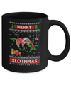 Merry Slothmas Funny Sloth Ugly Christmas Sweater Mug Coffee Mug | Teecentury.com