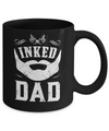 Inked Dad Bearded Man Tattooed Tattoos Fathers Day Mug Coffee Mug | Teecentury.com