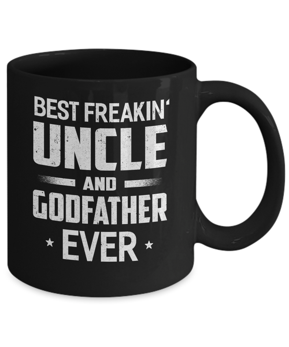 Best Freakin Uncle And Godfather Ever Mug Coffee Mug | Teecentury.com