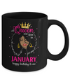 Cool A Queen Was Born In January Happy Birthday To Me Gifts Mug Coffee Mug | Teecentury.com