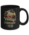 Retro Classic Vintage February 1959 63th Birthday Gift Mug Coffee Mug | Teecentury.com