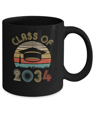 Class Of 2034 Grow With Me Graduation First Day Of School Mug Coffee Mug | Teecentury.com