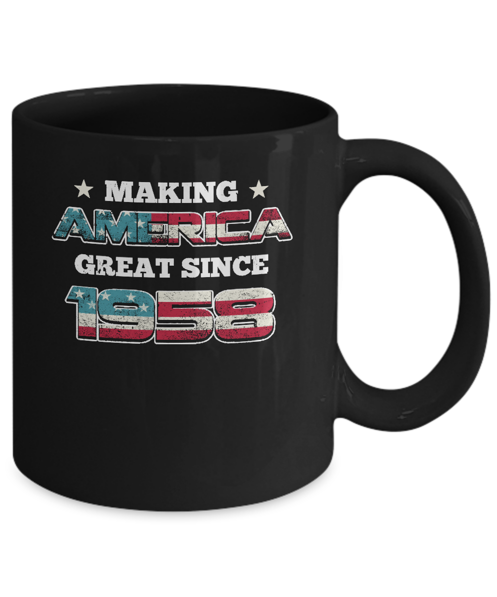 Making America Great Since 1958 64th Birthday Mug Coffee Mug | Teecentury.com