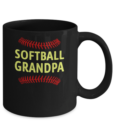 Softball Grandpa Mug Coffee Mug | Teecentury.com