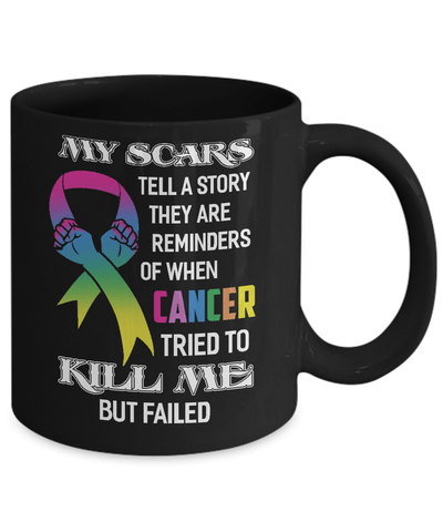 Cancer Survivors They Are Reminders Of When Cancer Tried To Kill Me Mug Coffee Mug | Teecentury.com