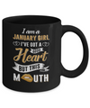 I Am A January Girl I've Got A Good Heart Birthday Mug Coffee Mug | Teecentury.com