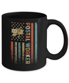 Postal Worker American Flag Mail Carrier Delivery Mug Coffee Mug | Teecentury.com