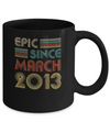 Epic Since March 2013 Vintage 9th Birthday Gifts Mug Coffee Mug | Teecentury.com