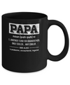 Papa Gifts Grandpa Definition Fathers Day Mug Coffee Mug | Teecentury.com