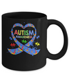 World Autism Awareness 2 April Dad Mom Kid Autism Gift Mug Coffee Mug | Teecentury.com