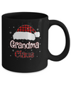 Santa Grandma Claus Red Plaid Family Pajamas Christmas Gift Mug Coffee Mug | Teecentury.com