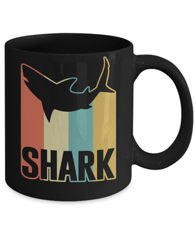 Classic Vintage Retro Style Shark Mug Coffee Mug | Teecentury.com