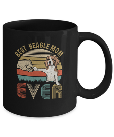 Vintage Best Beagle Mom Ever Bump Fit Funny Mom Gifts Mug Coffee Mug | Teecentury.com