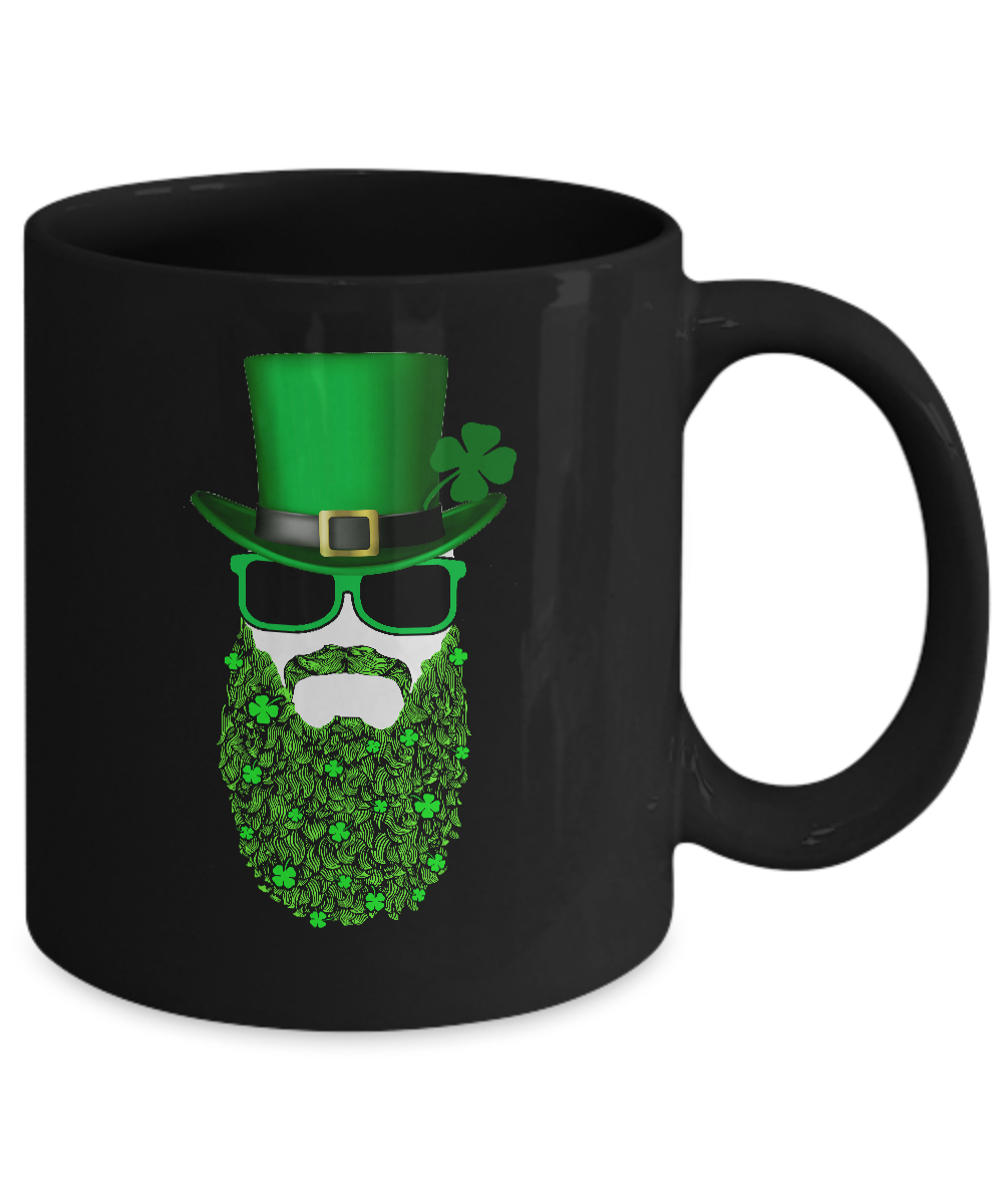 Bearded Man Moustache Leprechauns St Patrick's Day Mug Coffee Mug | Teecentury.com