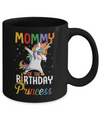 Mommy Of The Birthday Girl Dabbing Unicorn Party Mug Coffee Mug | Teecentury.com